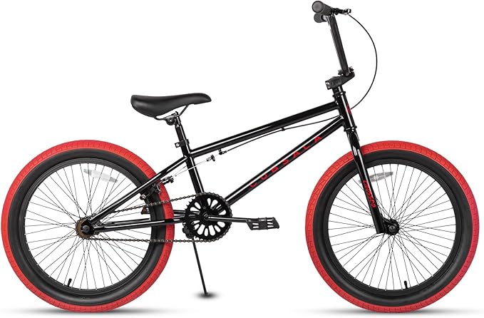 Freestyle BMX Bike, 18 20 Inch Kids Bicycle for 5-13 Years Old Kids and Beginner Level Rider, Multiple Colors