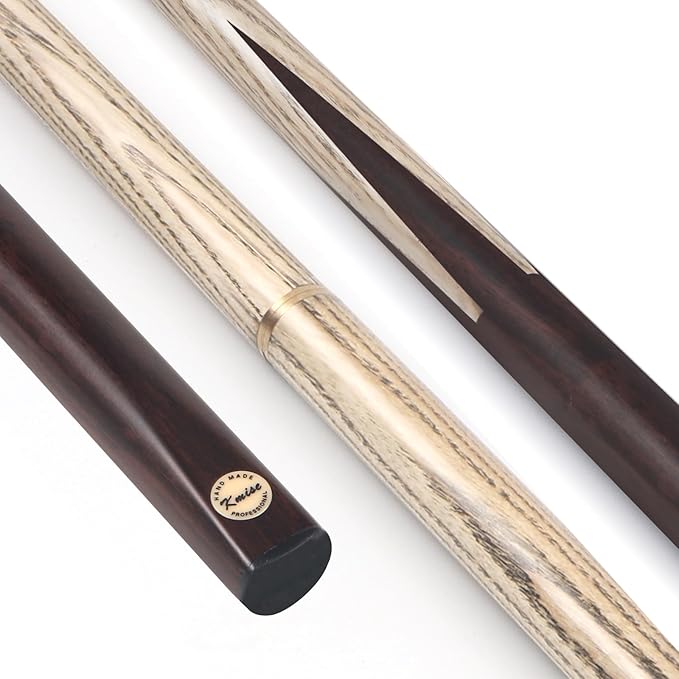 Kmise Pool Cue Set of 3, 57-inch Cue Sticks with 9.5mm Pro Tips, Splicing Process, Handmade from Premium Wood, Pool Sticks for Adults, for Men and Women, Bar Home Taple Sports