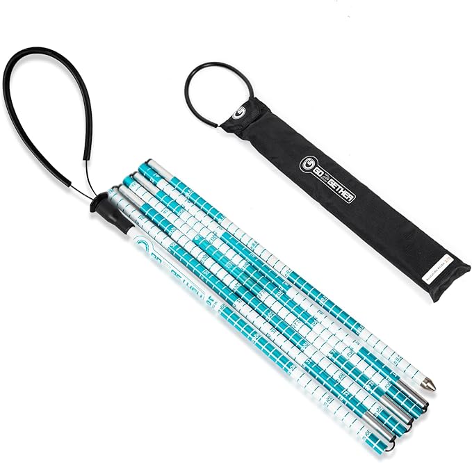 G2 GO2GEHTER 7075 Aluminum Alloy 270cm Backcountry Avalanche Rescue Probe with Storage Bag, Folding Design, Easy to Storage and Carry (3 Color Available)