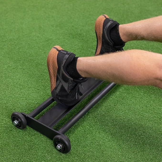 Titan Fitness Glute Hamstring Ab Glider, Leg and Ab Roller for Home Gym Fitness, Lower Body Workout Equipment