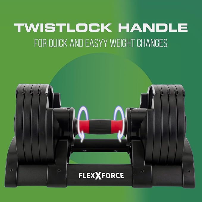 Core Fitness® Adjustable Dumbbell Weight Set by Affordable Dumbbells