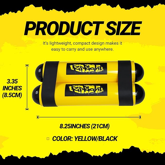 Premium RipStick Pillz, Workout Equipment for Joint Rehab, Shoulder Strength, Resistance Training, and Muscle Building, with 6 Adjustable Resistance Bands