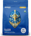 Falcon Vegan Protein Powder Organic, Stevia & Sugar Free, Plant Based Protein, Low Carb, Dairy Free, Keto, Non Whey Protein, Probiotic, Pea Protein | Vanilla Flavor - 60 Servings - 3.9 lb