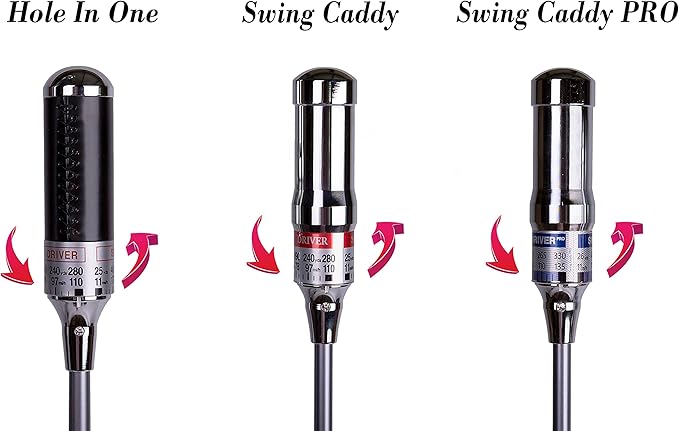 Hole in One: Golf Swing Trainer Patented for Distance, Rhythm, Tempo, Accuracy & Warmup