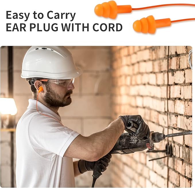 Ear Plugs for Swimming, Soft Ear Plugs for Sleeping Noise Cancelling, Reusable Ear Plug for Noise Reduction, Ear Protection, Silicone Earplugs for Swimming, Sleeping, Snoring, Work, Concerts, 6 Pairs