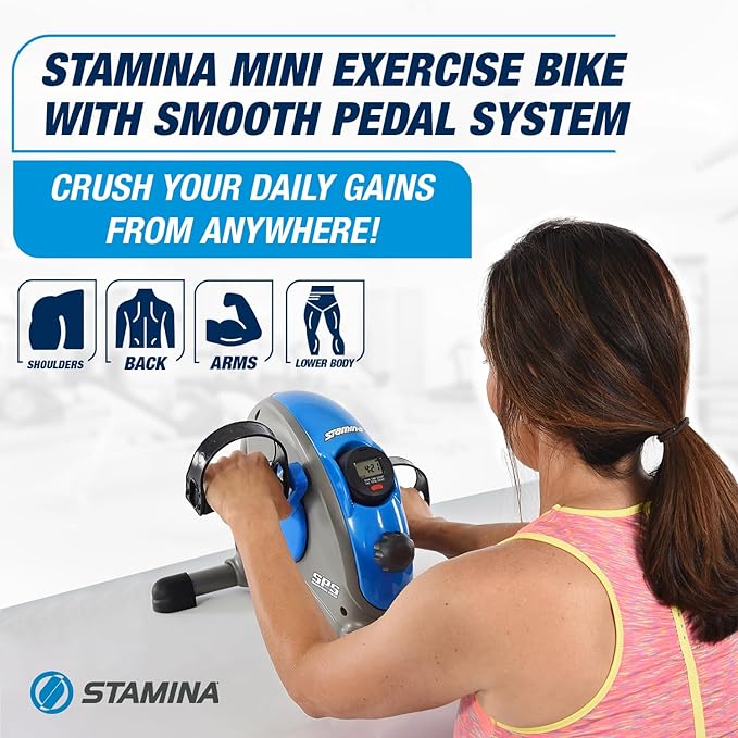 Stamina Exercise Bike with Smooth Pedal System