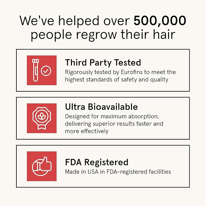 iRestore Hair Growth Supplement – Natural DHT Blockers & Multivitamin Blend – Vegan, Non-GMO, 90 Capsules – Supports Thicker, Stronger Hair for Men and Women – 3-Pack