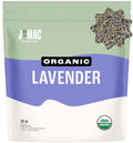 J MAC BOTANICALS, Organic Lavender Buds (16 oz, 1 Pound Bag) Bulk, Dried Flowers, Flower