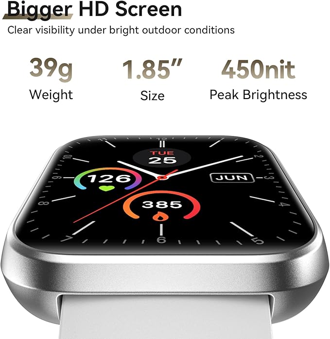 Smart Watches for Women Men Android & iPhone, Alexa Built-in 1.8" Smart Watch(Answer/Make Calls ) 24/7 SpO2 Sleep Heart Rate Stress Monitor,Smartwatch 3ATM Waterproof,Fitness Tracker with 120+ Sport