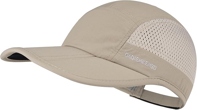 GADIEMKENSD Mens Folding Outdoor Hat Long Brim UPF 50+ Sun Protection