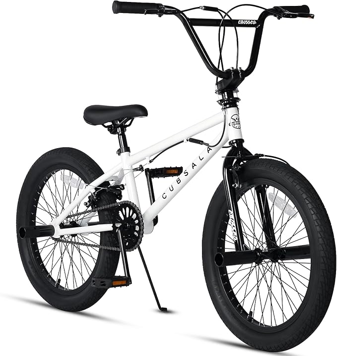 Freestyle BMX Bike, 18 20 Inch Kids Bicycle for 5-13 Years Old Kids and Beginner Level Rider, Multiple Colors
