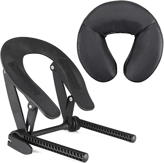 Universal Massage Table Face Cradle & Cushion, Adjustable Massage Chair Spa Bed Headrest & Face Pillow Support, Massage Platform Head Rest Cushion Cradle for Salon Home Mattress Top Massage Kit