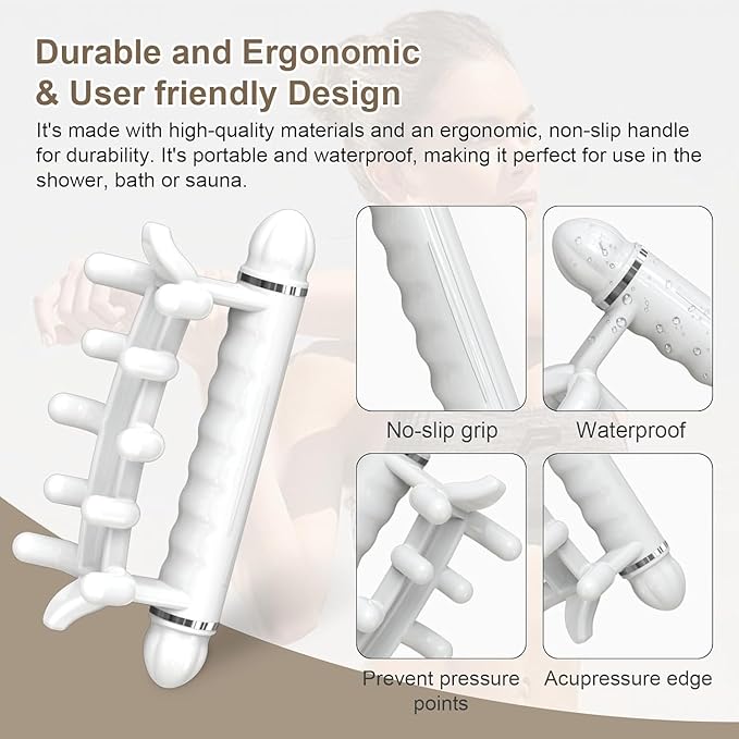 Fascia Massage Tool Blaster for Cellulite,Trigger Points Massage Tools,Neck Back and Shoulder Message Stick ＆ Cellulite Massager,Gifts for Women Men