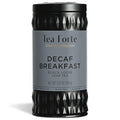 Tea Forte Decaf Breakfast Premium Organic Loose Leaf Caffeine-Free Black Tea Blend Canister, Makes 35-50 Cups