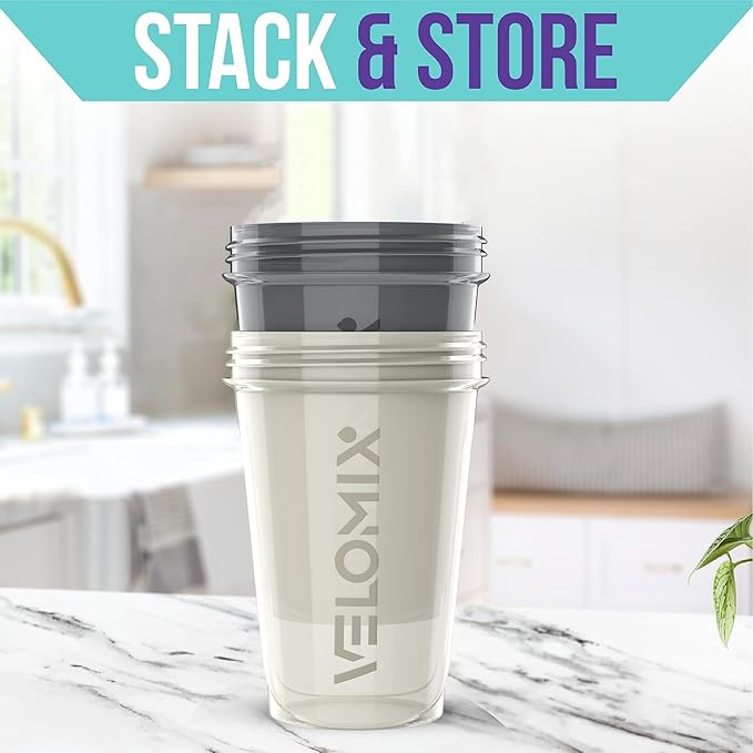 '-2 Pack- 20 oz Protein Shaker Bottles for Protein Mixes - 2x Wire Whisk | Leak Proof Shaker Cups for Protein Shakes and Pre Workout | Protein Shaker Bottle Pack