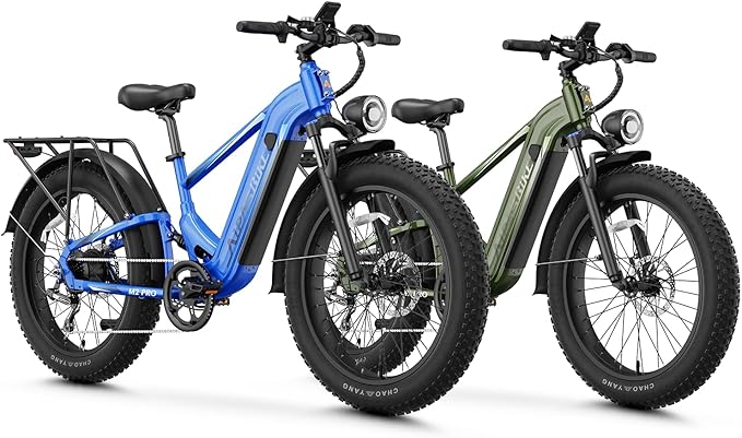 LEONX M2 Pro Electric Bike,1800W Motor Electric Bike for Adults, 26'' x 4.0'' Fat Tire Ebike with 48V 17.5AH Battery, 36MPH 85Miles Long Range Electric Mountain Bike, Up to 110 Nm