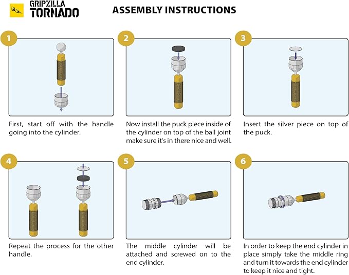 GRIPZILLA Tornado The Absolute 3D Arms Builder Upper Body Excercise for Chest, Shoulder, Forarm, Biceps and Arm Strenthing Training Arm Machine Equipment strengthening Hands, Wrists, forearms, Sotsky's Exerciser - Remove Plastic Piece Before Using)