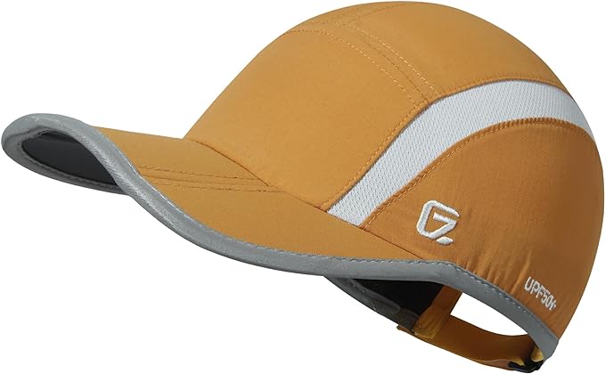 GADIEMKENSD Reflective Folding Outdoor Hat Unstructured Design UPF 50+ Sun Protection Sport Hats for Womens and Mens