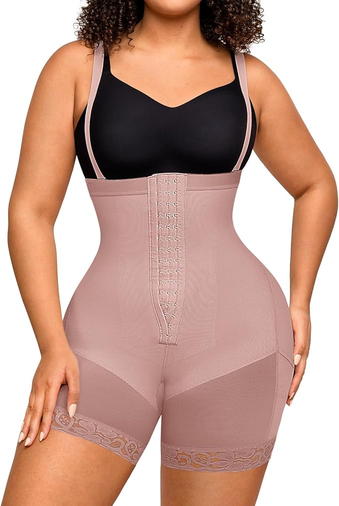 FeelinGirl Faja Body Shaper Tummy Control Shapewear for Women Butt Lifter Post Surgery Fajas Postparto Para Mujer