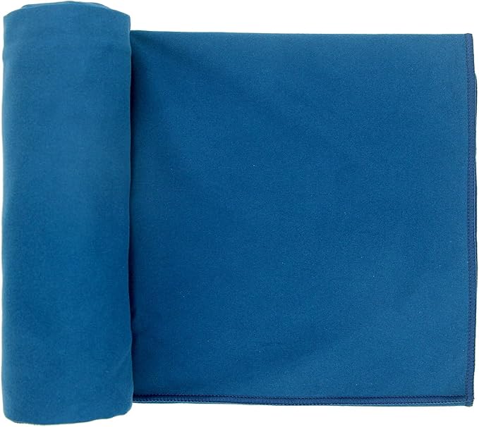 Eunzel 2 Pack Hot Yoga Towel Non Slip Yoga Mat Towel Non-Slip Sweat Absorbent Microfiber Towel for Hot Yoga, Pilates and Workout 72" x 26.5", Navy