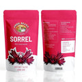Angel Brand Sorrel leaves 1 Lbs Pouch - Discover Rich Flavor and Aroma of Healthful Delights with Hibiscus Flowers leaf, Crafting Flavorful, Refreshing, and Nutritious Beverages to Elevate Health