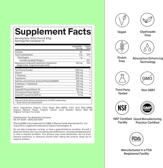 Electrolyte Powder Packets - Workout Recovery & Hydration - Mango Lemonade (14 Sticks) & Sleep Aid Powder - Free Natural Supplement to Reduce Stress and Improve Sleep Chamomile Lemonade (7 Sticks)