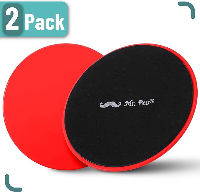 Mr. Pen Core Sliders for Working Out - 2 Pack Dual Sided Workout Sliders Discs
