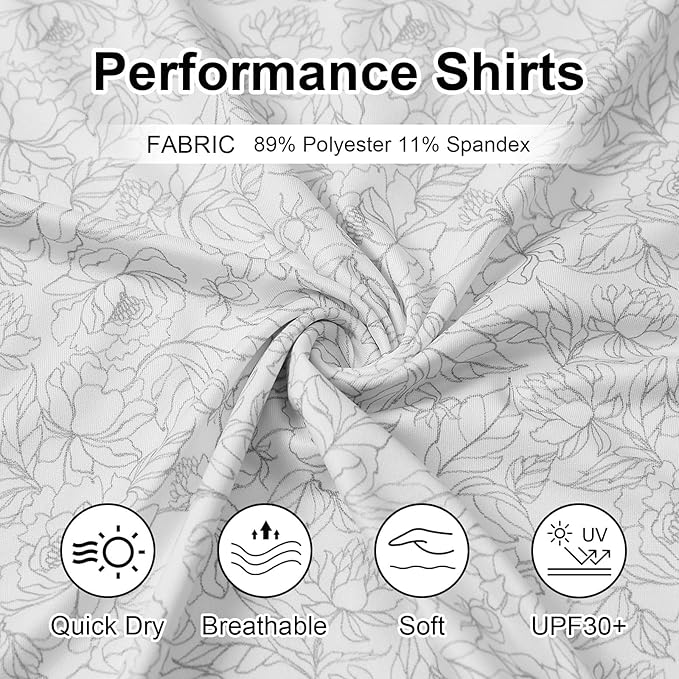 Golf Shirts for Men - Moisture Wicking Short Sleeve Performance Sport Casual Striped Collared Mens Polo Shirt