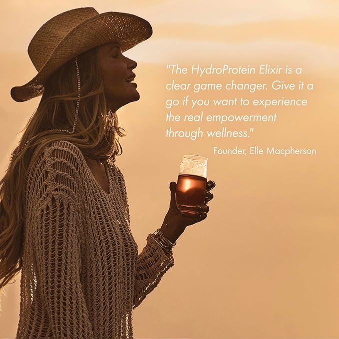 WelleCo HydroProtein Elixir, Potassium Electrolyte Powder with 15g Vegan Protein for Energy, Healthy Hair, Skin & Nails, Easy to Digest Powdered Electrolytes, Black Currant & Pomegranate, 9.5oz Jar