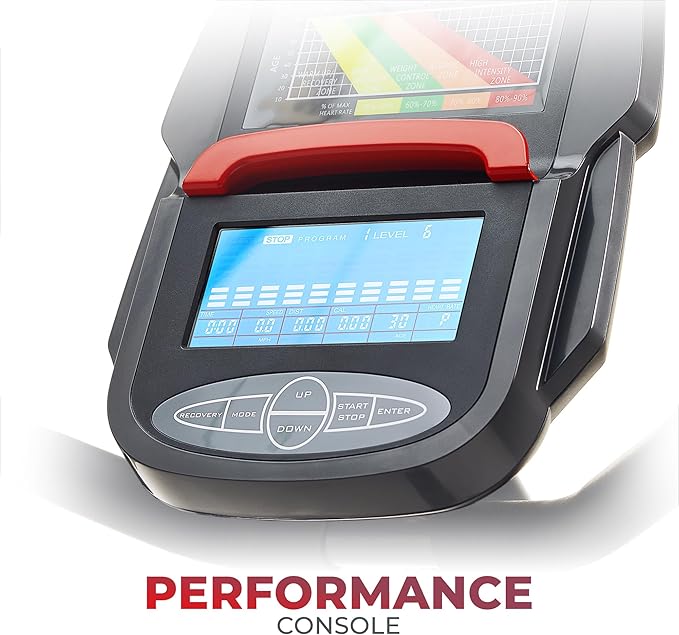 Sunny Health & Fitness Programmable 16 Levels Electro-Magnetic Resistance Recumbent Exercise Bike with 24 Pre-Build Workouts and 300 lbs Weight, Free SunnyFit App Connection for Guided Home Training