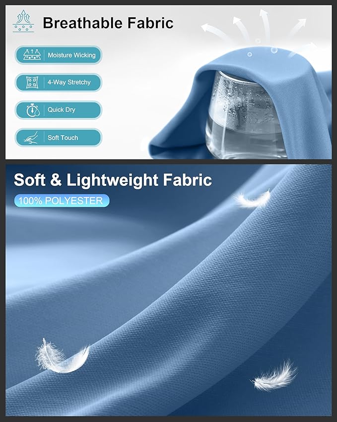 G Gradual Men's Workout Shirts Quick Dry Athletic Running T-Shirts Lightweight Moisture Wicking Short Sleeve Sports Gym Tops