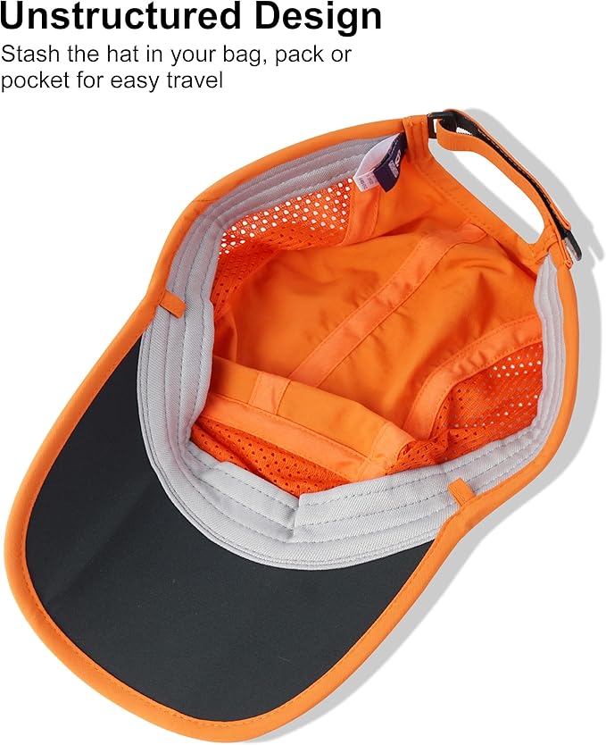 GADIEMKENSD Mens Folding Outdoor Hat Long Brim UPF 50+ Sun Protection