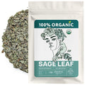 Organic Sage Leaf (4 oz.) (Salvia officinalis) – Loose Dried Leaves – Edible Grade for Tea, Seasoning & Herbal Uses