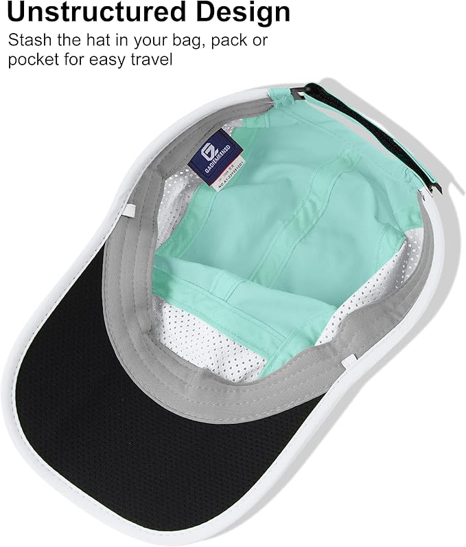 GADIEMKENSD Mens Folding Outdoor Hat Long Brim UPF 50+ Sun Protection