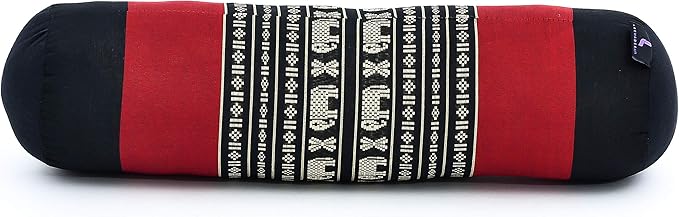 Leewadee Small Yoga Bolster – Shape-Retaining Cervical Neck Roll, Tube Pillow for Comfortable Reading, Kapok Filling, 22 x 6 x 6 inches