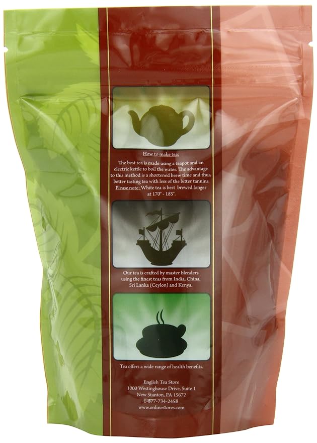 English Tea Store Loose Leaf, Czar Nicolas Russian Caravan Tea Pouches, 4 Ounce (Pack of 2)