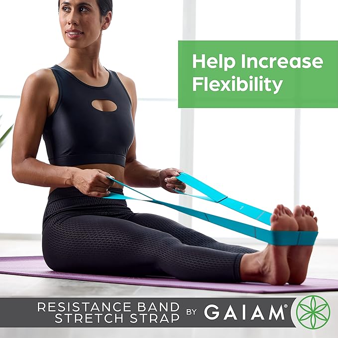 Gaiam Restore Resistance Band Stretching