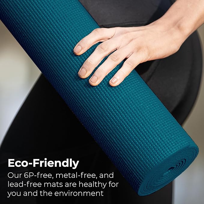 Hello Fit 10-Pack Yoga Mat, 68" x 24" Non Slip Exercise Mat, 4mm Thick Gym Mat for Fitness and Stretching, Bulk Non Toxic Yoga Mats for Schools and Studios
