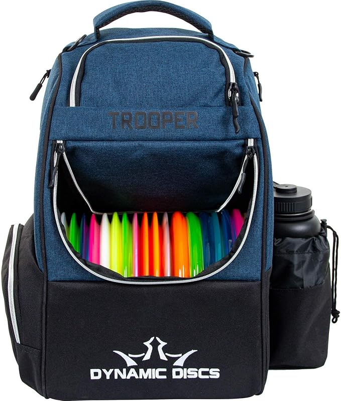 Dynamic Discs Trooper Disc Golf Bag | Large Frisbee Bags with 18+ Discs Capacity | Lightweight & Durable Backpack | Great Gifts or Disc Golf Accessories for Men | Ideal for Beginners & Pro Players