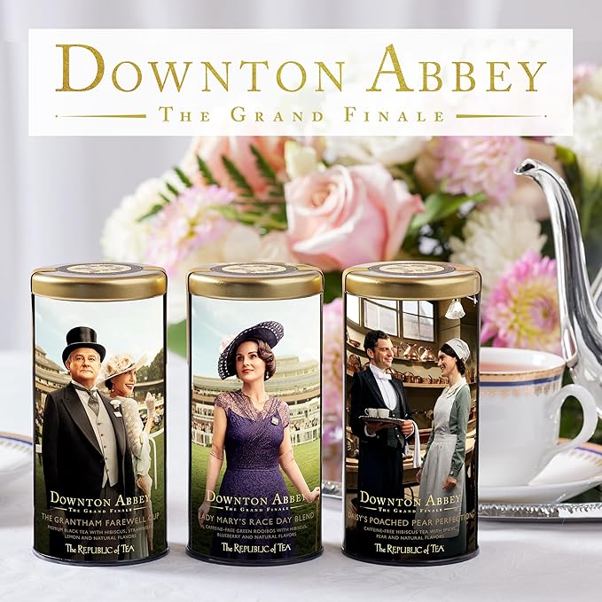 The Republic of Tea — Downton Abbey Daisy’s Poached Pear Perfection Herbal Tea Blend, 36 Tea Bags
