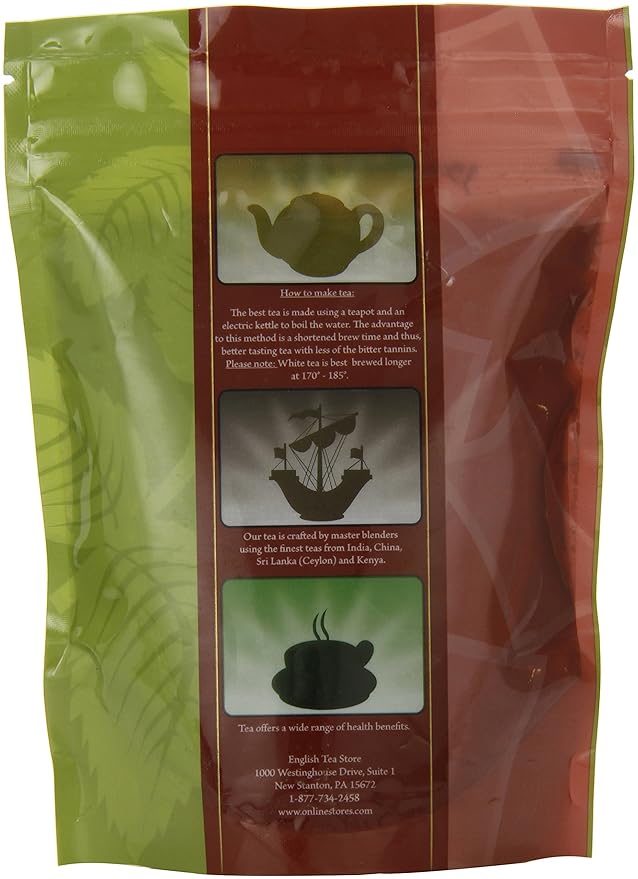 Organic Earl Grey Cream Loose Leaf Black Tea Pouches - 4oz | Bergamot Infused | Smooth Creamy Finish | Flavored Organic Blend | Aromatic Citrus Notes | Hot or Iced Option