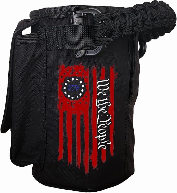 Iron InfideI Battle Bottle Sleeve - 64 oz and 32 oz Water Bottle Sleeve Only for Half Gallon 1L Steel Water Bottle | Rugged Cover with Molle for Versatile Design with Storage for Phone, Wallet & Keys