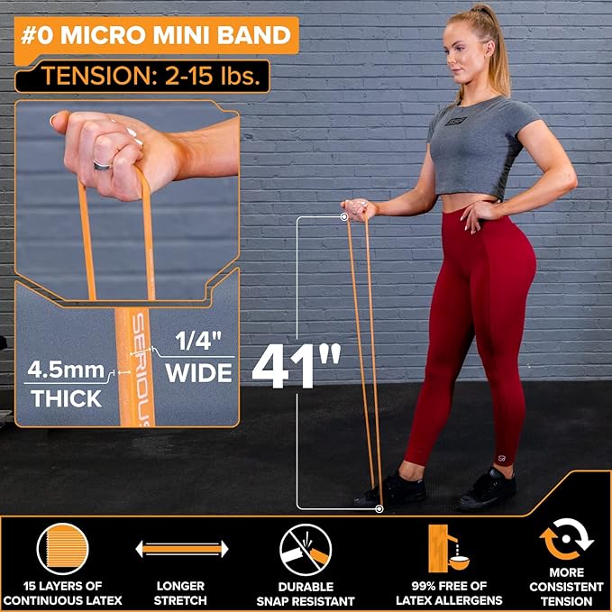 SERIOUS STEEL FITNESS Assisted 41" Pull-Up Band, Resistance & Stretch, Powerlifting & Pull-up Assist Loop (Single Band)