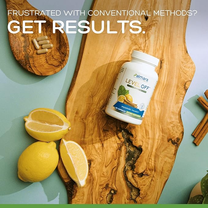 Level Off - Spike Control Supplement 120 Capsules 60 Servings Vegan, Non-GMO, Gluten Free