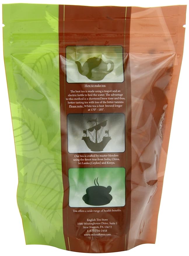 Casablanca Caffeine Free Herbal Tea Pouches - 4oz | Loose Leaf Fruit & Herb Blend | Hibiscus Rosehip Apple Currant Strawberry | Vitamin C Rich | Hot or Iced Tea | Summer Popsicle Tea