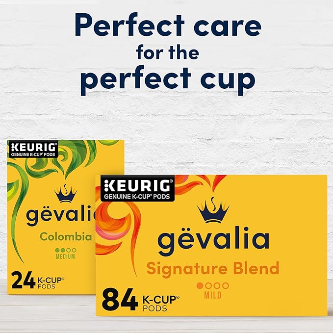 Gevalia Signature Blend Mild Light Roast K-Cup Coffee Pods (84 ct Box) (Pack of 2)