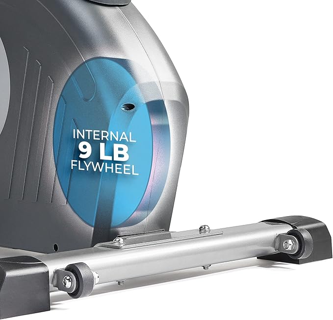 Sunny Health & Fitness Smart Stationary Exercise Upright Bike w/Pulse Sensor & 4-Way Adjustable Seat, Cycling Machine for Home Cardio Training, Free SunnyFit App Connection, Optional Resistance Band