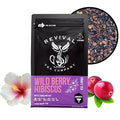 Revival Tea Company Wild Berry Hibiscus Tea - Herbal Tea Blend with Elderberry and Natural Wild Berry Flavor - Caffeine Free - Loose Leaf 6 Ounces