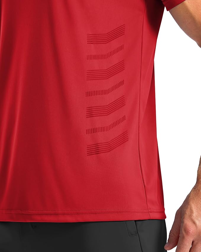 G Gradual Men's Workout Shirts Quick Dry Athletic Running T-Shirts Lightweight Moisture Wicking Short Sleeve Sports Gym Tops