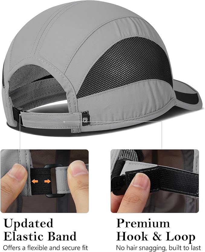 GADIEMKENSD Quick Dry Run Hat Cooling Breathable Mesh
